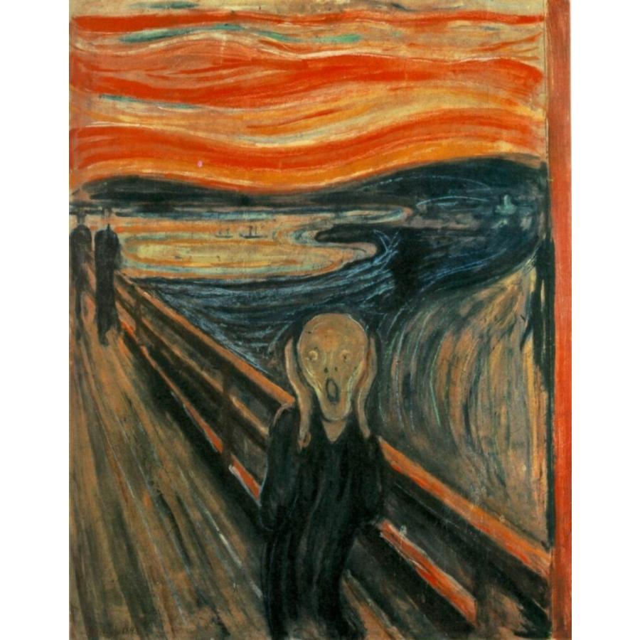 絵画風 壁紙ポスター【フルサイズ版】 エドヴァルド・ムンク 叫び The 