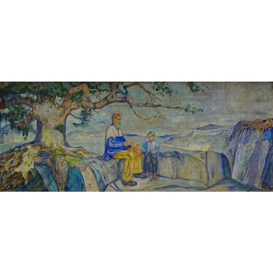 人気特価激安 絵画風 壁紙ポスター エドヴァルド ムンク 歴史 Historien 1916年 オスロ大学講堂壁画 K Mnc 016s1 1430mm 576mm 訳ありセール格安 Www Iacymperu Org