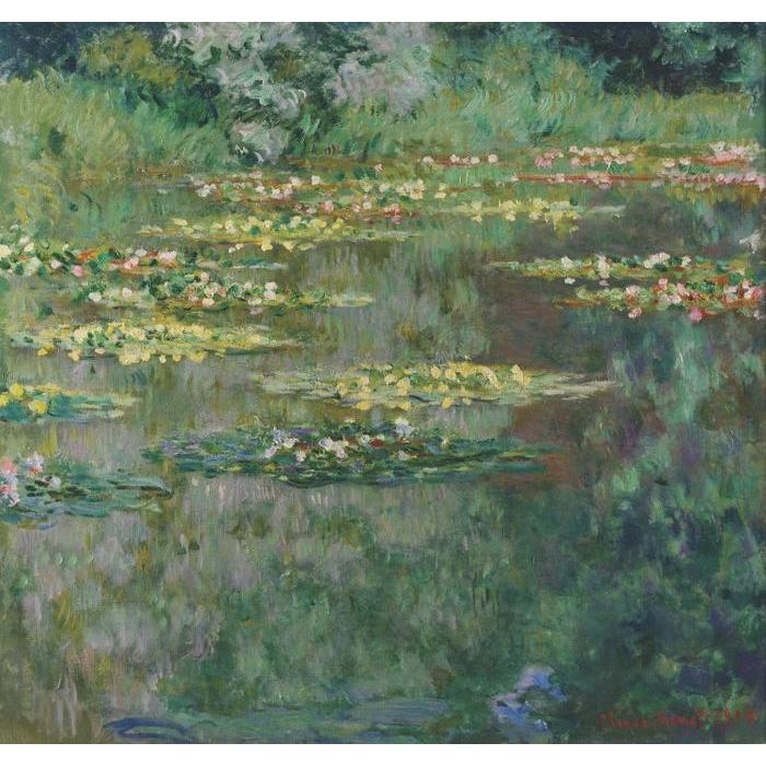 絵画風 壁紙ポスター フルサイズ版 クロード・モネ 睡蓮 1904年 Water Lilies デンバー美術館 キャラクロ K-MON-012S1 630mm 594mm 日本製 レアルインターショップ - 通販 - Yahoo ショッピング