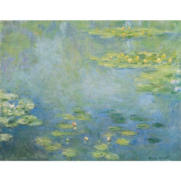 絵画風 壁紙ポスター【フルサイズ版】 クロード・モネ 睡蓮 1906