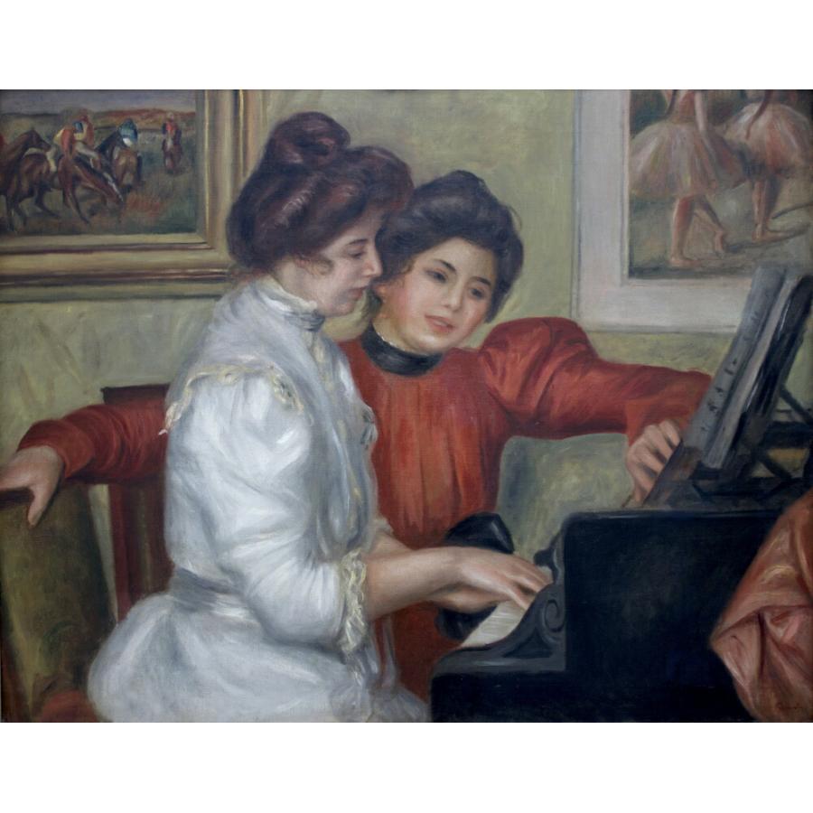 絵画風 壁紙ポスター ルノワール ピアノを弾くイヴォンヌとクリスティーヌ ルロル 17 18年頃 オランジュリー美術館 K Rnr 031s1 750mm 585mm K Rnr 031s1 レアルインターショップ 通販 Yahoo ショッピング