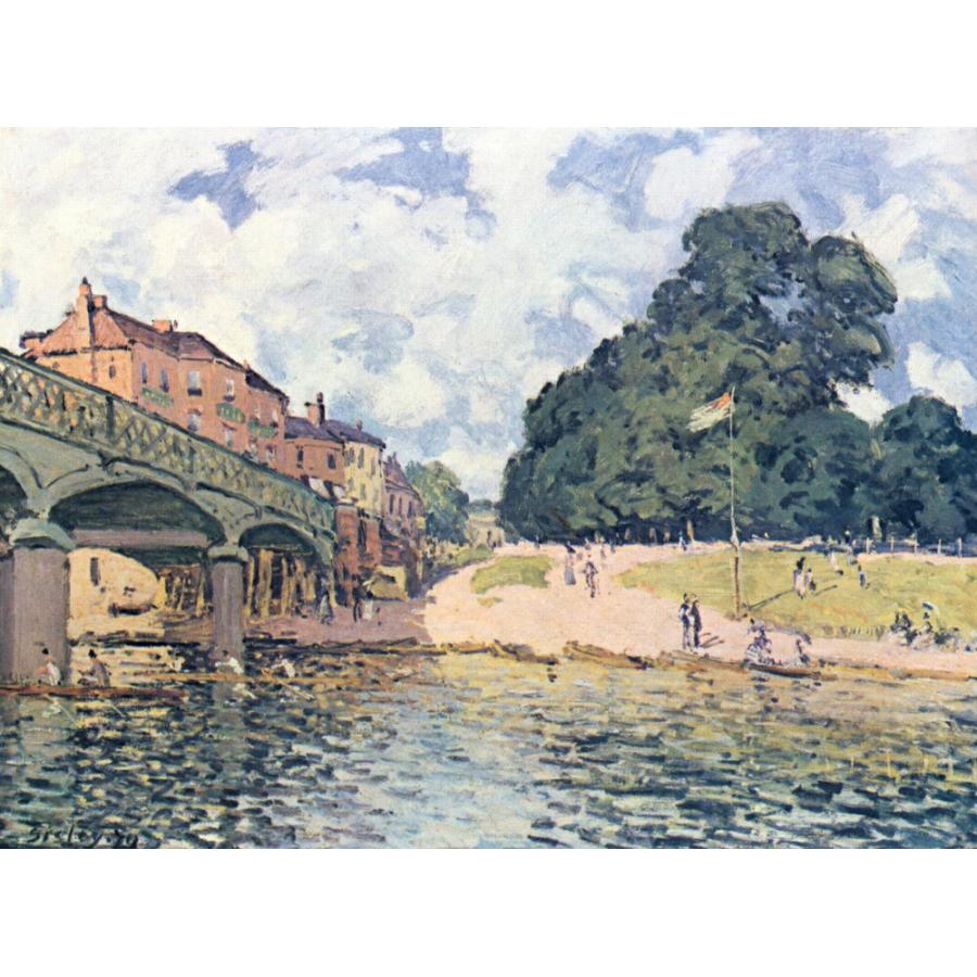 絵画風 壁紙ポスター アルフレッド シスレー ハンプトン コートの橋 1874年 ヴァルラフ リヒャルツ美術館 キャラクロ K Ssl 004s1 791mm 585mm K Ssl 004s1 レアルインターショップ 通販 Yahoo ショッピング