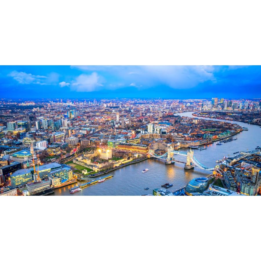 絵画風 壁紙ポスター ロンドン 夕暮れパノラマ夜景 都市景観 テムズ川 タワーブリッジ イングランド イギリス Uk キャラクロ Lnd 008s1 1152mm 576mm Lnd 008s1 レアルインターショップ 通販 Yahoo ショッピング