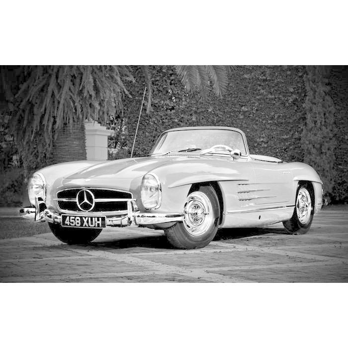 絵画風 壁紙ポスター (はがせるシール式) メルセデス ベンツ 300SL