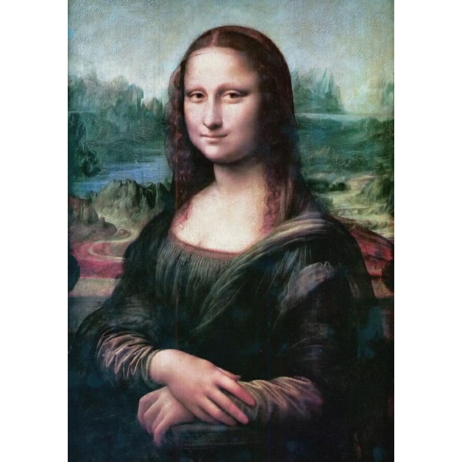 絵画風 壁紙ポスター (はがせるシール式) モナリザ モナ・リザ