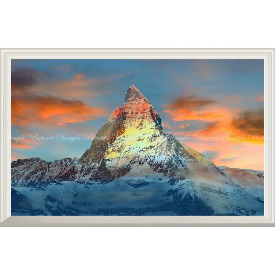 絵画風 壁紙ポスター 窓の景色 マッターホルン 夜明けの霊峰 魔の山 朝焼け 神秘 アルプス山脈 扉なし窓仕様 Mth 012nw2 ワイド版 603mm 391mm Mth 012nw2 レアルインターショップ 通販 Yahoo ショッピング