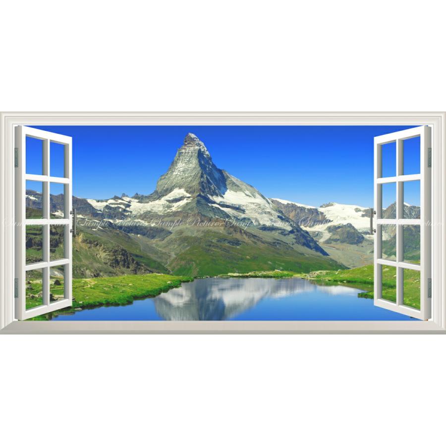 絵画風 壁紙ポスター 窓の景色 逆さマッターホルン リッフェル湖 アルプス山脈 世界遺産 パノラマ 窓仕様 キャラクロ Mth 013ms1 1152mm 576mm Mth 013ms1 レアルインターショップ 通販 Yahoo ショッピング