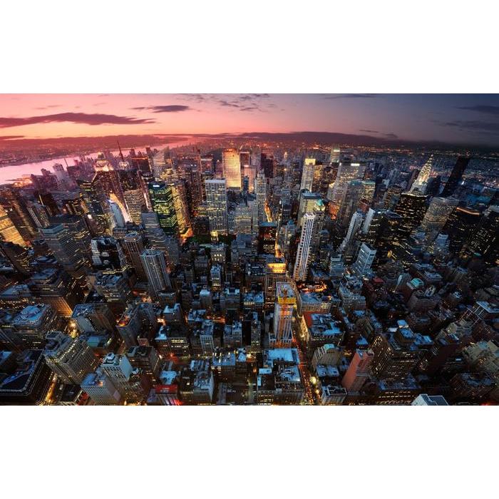 絵画風 壁紙ポスター ニューヨークのパノラマ夜景 夕焼けのマンハッタン キャラクロ Nyk 012w2 ワイド版 603mm 376mm Nyk 012w2 レアルインターショップ 通販 Yahoo ショッピング
