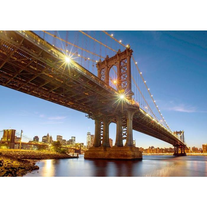 絵画風 壁紙ポスター マンハッタン橋のライトアップ ニューヨーク 夜景 At キャラクロ Nyk 104a2 版 594mm 4mm Nyk 104a2 レアルインターショップ 通販 Yahoo ショッピング