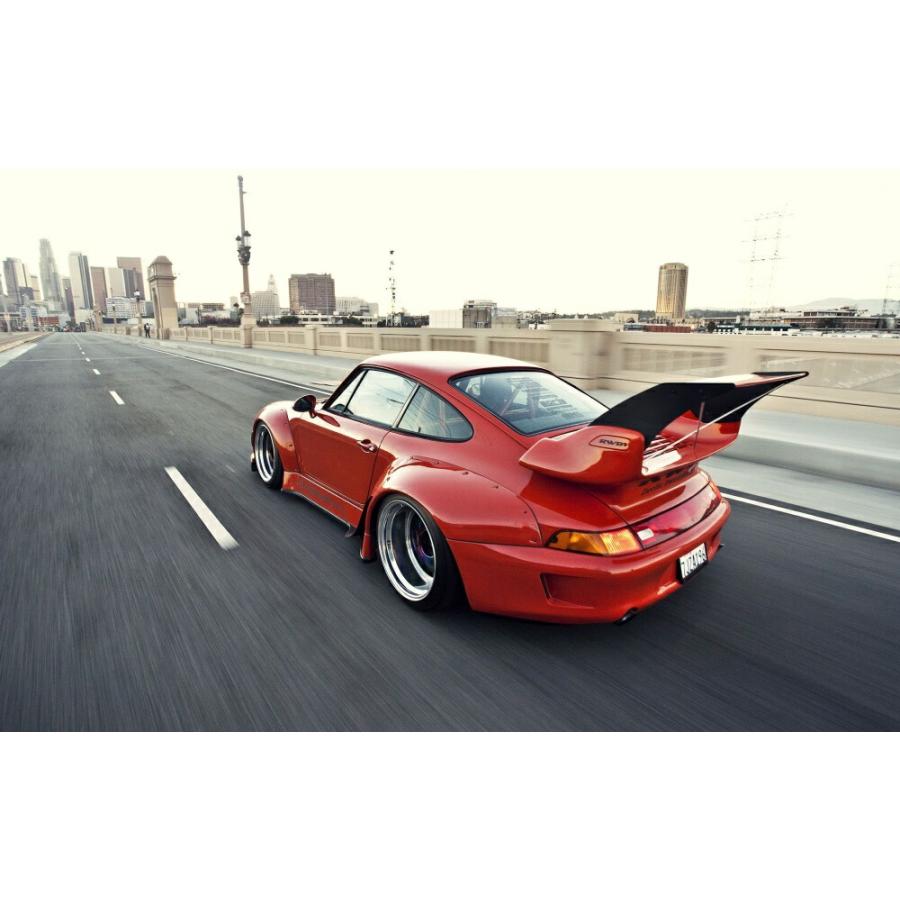 絵画風 壁紙ポスター (はがせるシール式) ポルシェ 911 クーペ RWB