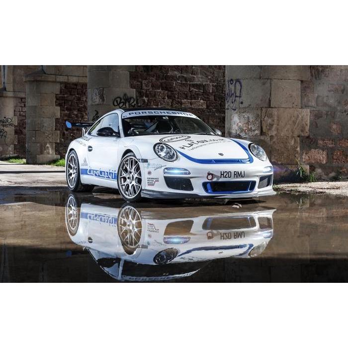 絵画風 壁紙ポスター (はがせるシール式) ポルシェ 911 GTS 997型 2014