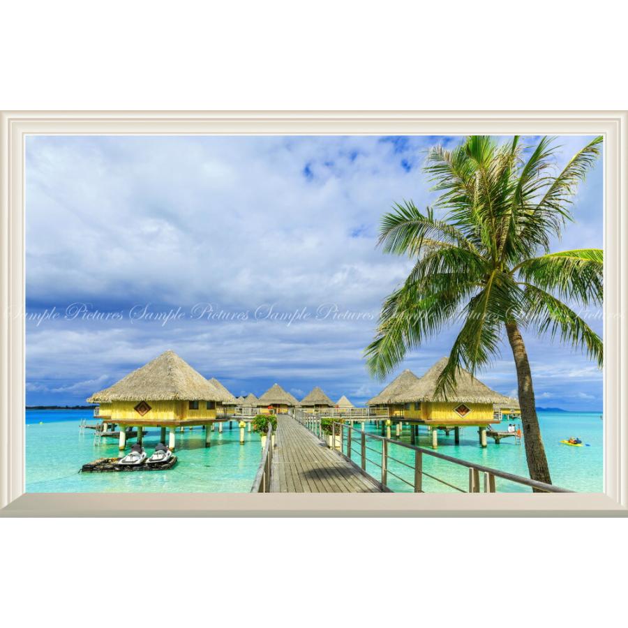 絵画風 壁紙ポスター 窓の景色 ポリネシア ボラボラ島 水上コテージ ヤシの木 扉なし窓仕様 キャラクロ Rpln 010nw1 ワイド版 901mm 585mm Rpln 010nw1 レアルインターショップ 通販 Yahoo ショッピング