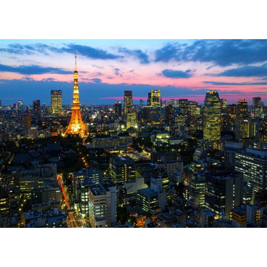 絵画風 壁紙ポスター 東京タワー 夕暮れ 夜景 キャラクロ Tkt 009a1 A1版 0mm 585mm Tkt 009a1 レアルインターショップ 通販 Yahoo ショッピング