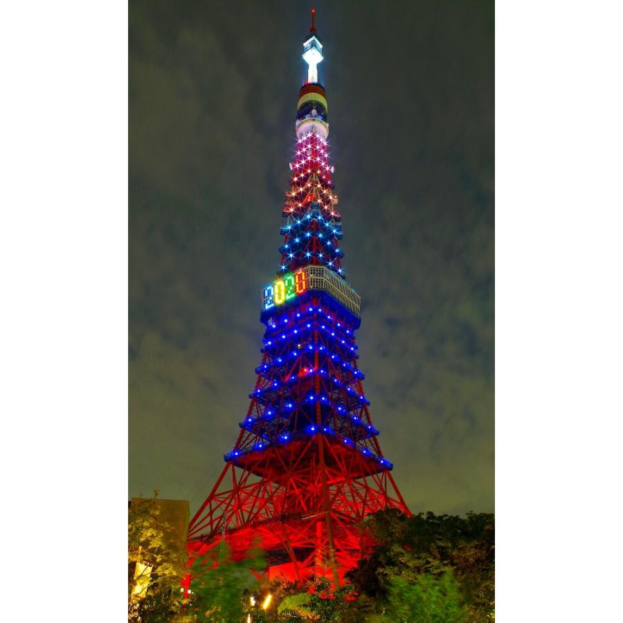 絵画風 壁紙ポスター 東京タワー 東京タワー 年サイン ライトアップ キャラクロ Tkt 018s2 354mm 603mm Tkt 018s2 レアルインターショップ 通販 Yahoo ショッピング