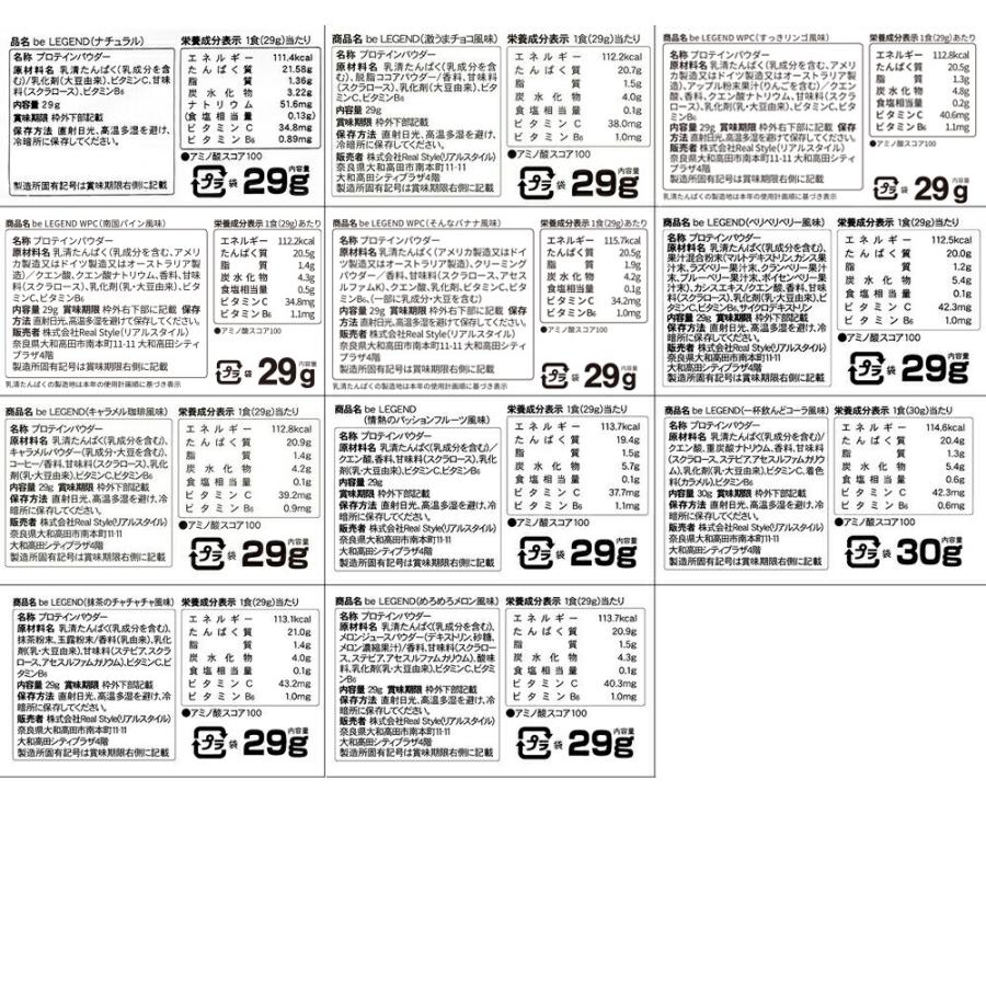 ポイント消化 オススメ ビーレジェンドプロテイン ホエイ Wpc 11種お試しパックセット ビーレジェンド公式 Realstyle 通販 Paypayモール