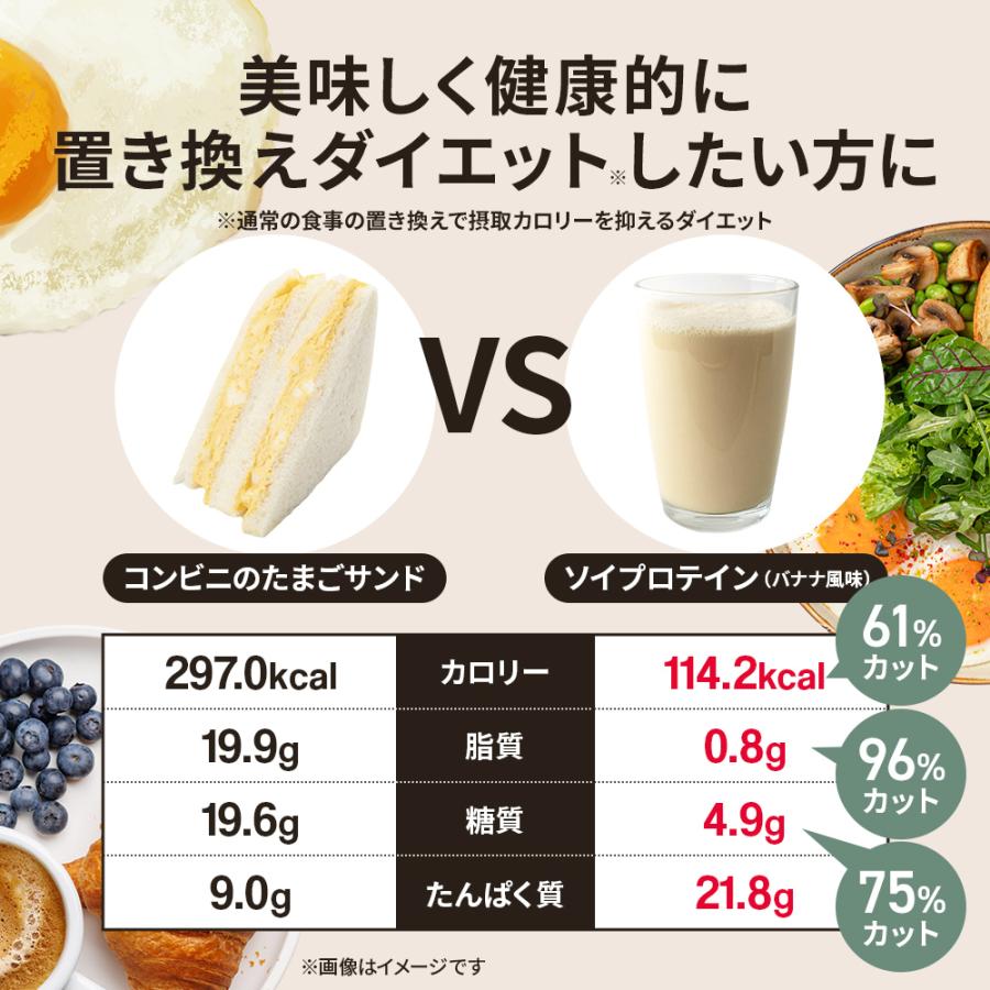 LINE新規登録で最大1000円オフ ソイプロテイン 女性 WEIGHT DOWN ビーレジェンド プロテイン バナナ ヨーグルト ココア ウェイトダウン 900g×3袋セットの画像