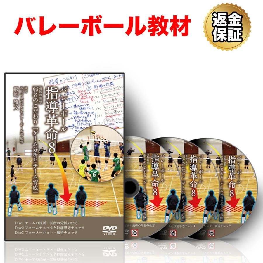バレーボール 教材 DVD バレーボール指導革命8〜逆転の発想「弱者の