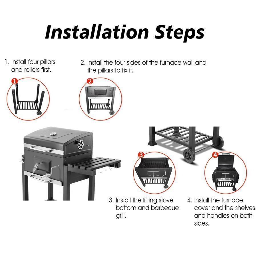 バーベキューグリル 屋外 大型 キャンプ バーベキューコンロ 焚き火台 5~20人用 アウトドア用 蓋付き カバー付き バーベキューグリル 屋外 大型 キャンプ バーベキューコンロ 焚き火台 20人用 アウトドア用 蓋付き カバー付き