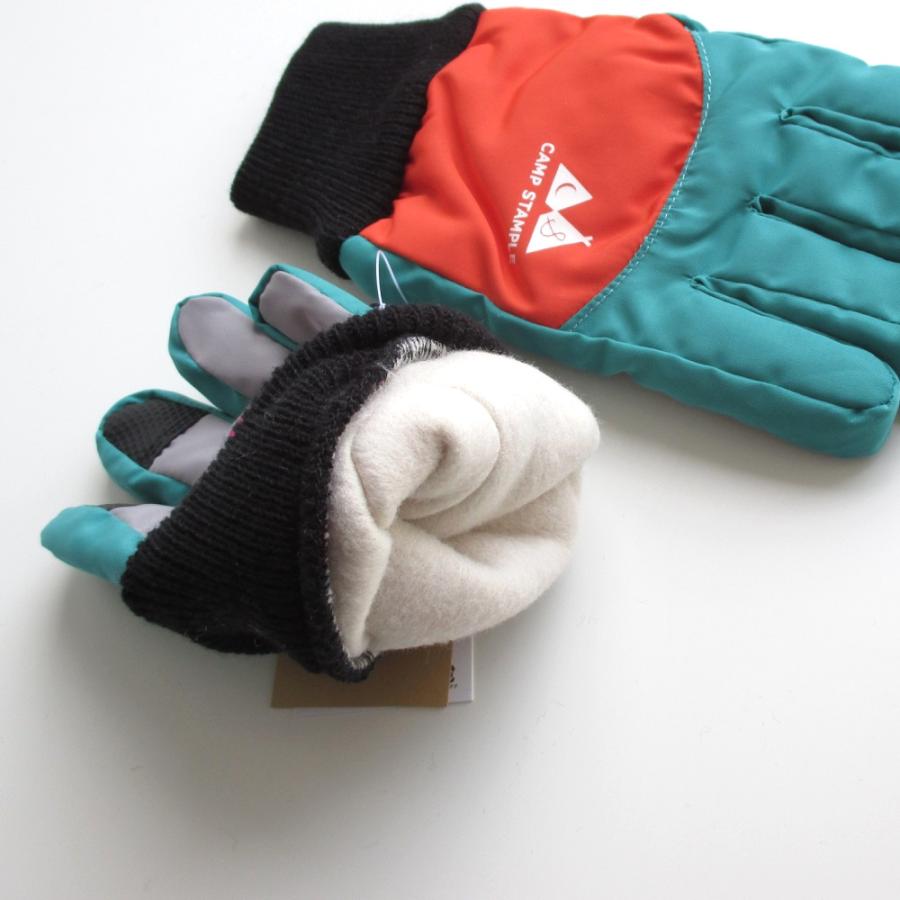 手袋 CAMP STAMPLE ナイロンスウィッチ ウィンターグローブ S(5-6才) M(7-8才) L(9-10才) LL(11-12才) 5本指手袋 グローブ 撥水加工 | stample | 09