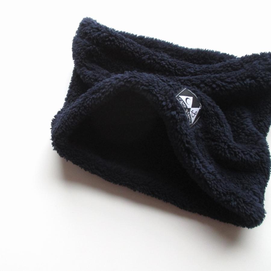 ネックウォーマー CAMP STAMPLE ボアネックウォーマー ブラウングレー ネイビー M(身長120-140cm) L(身長140-160cm) 日本製 | stample | 05