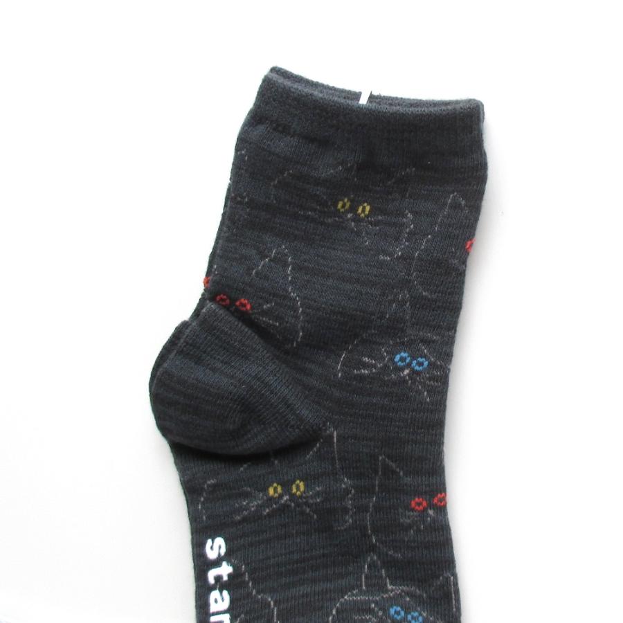 3Pソックス 靴下 stample クロネコだいすきショートソックス 3足組 16-18cm 19-21cm | stample | 03