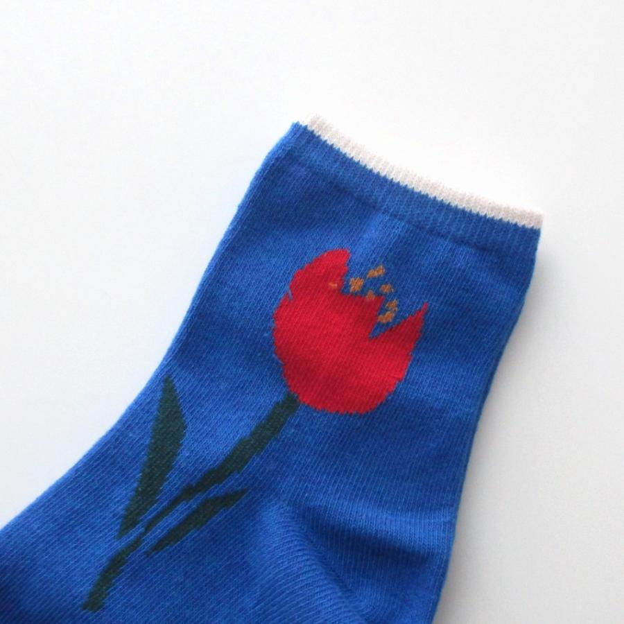 3Pソックス 靴下 stample レトロフラワーショートソックス 3足組 13-15cm 16-18cm | stample | 02