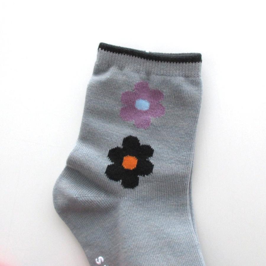 3Pソックス 靴下 stample レトロフラワーショートソックス 3足組 13-15cm 16-18cm | stample | 04