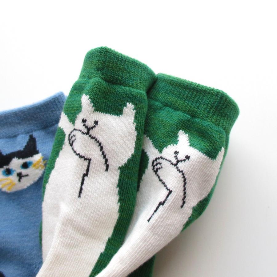 3Pソックス 靴下 stample ネコばっかりショートソックス 3足組 | stample | 05