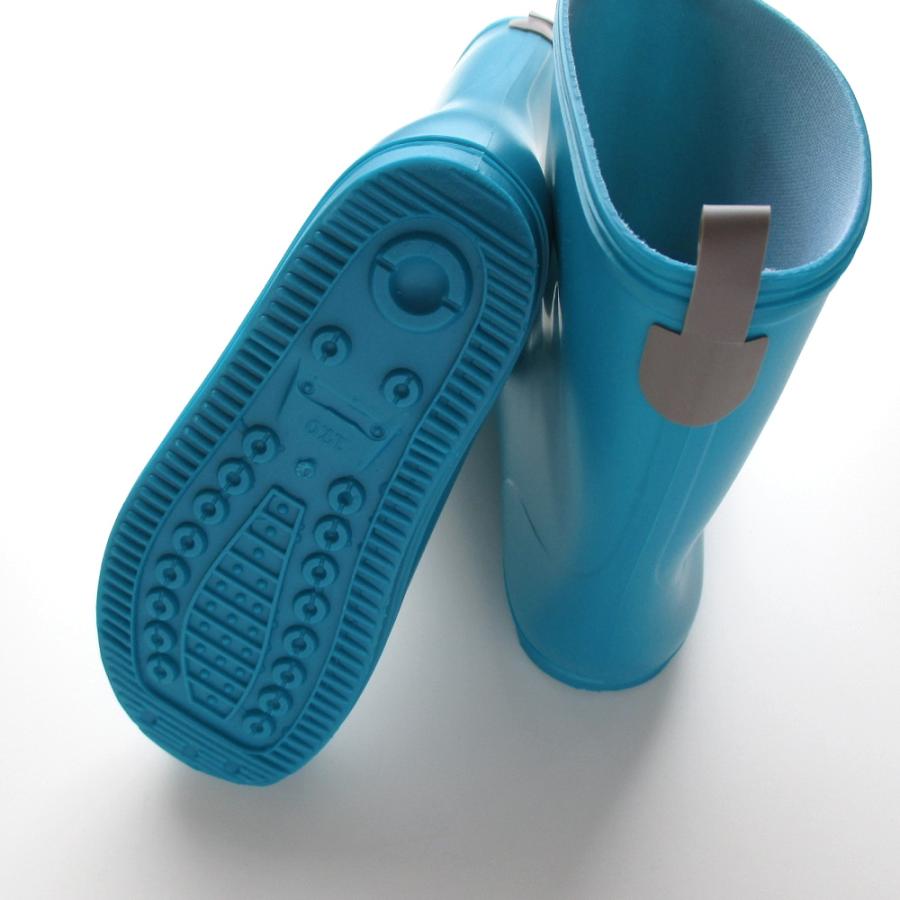 SALE 50%OFF レインブーツ レインシューズ stample ミドルレインブーツ スモークブルー ネイビー スモークピンク ターコイズ 16~20cm 長靴 日本製 | stample | 14