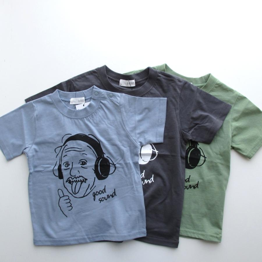 30%OFF b-ROOM ビールーム 偉人プリント半袖Tシャツ ブルーグレー  