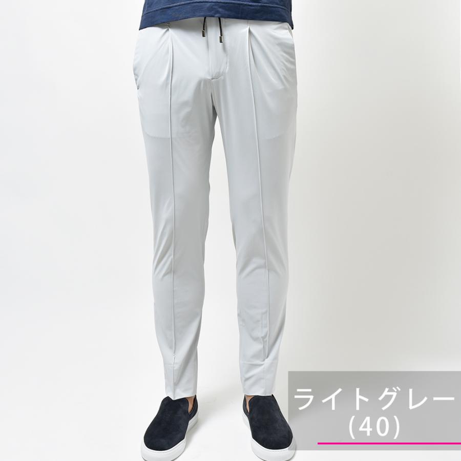 giab's ARCHIVIO ジャブスアルキヴィオ ring別注MASACCIO シャカヌメ ナイロン ストレッチ 1プリーツ パンツ A3563｜realclothing｜02