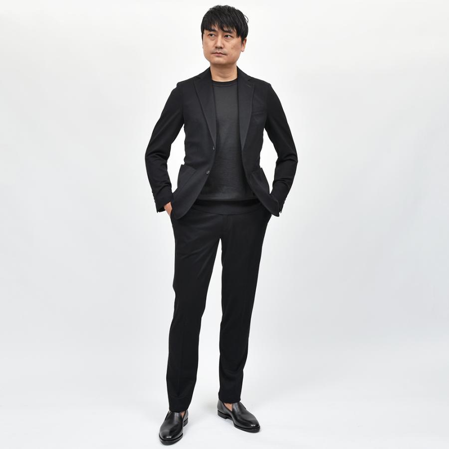 CIRCOLO 1901 チルコロ1901 コットン ストレッチ プレミアムピケ 鹿の子ジャージー セットアップ対応 ノープリーツ パンツ_3