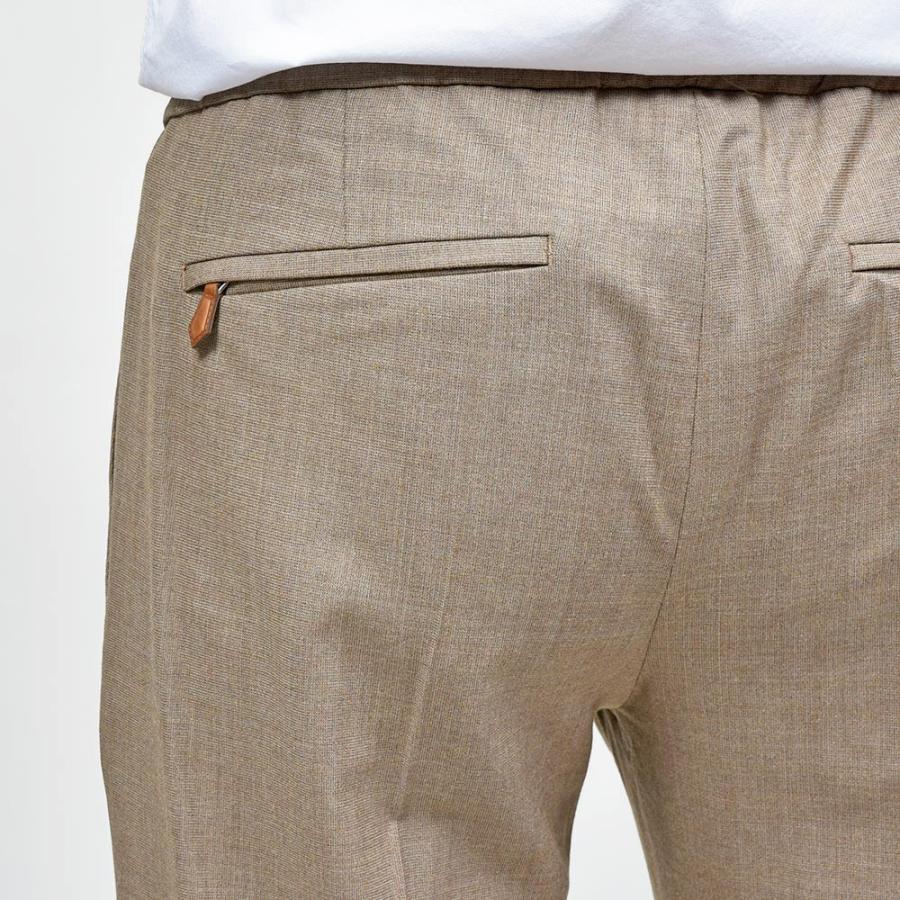 PT TORINO（ピーティー トリノ）トラベルライトウール 1プリーツシャーリングパンツ SOFT FIT/MA31の画像