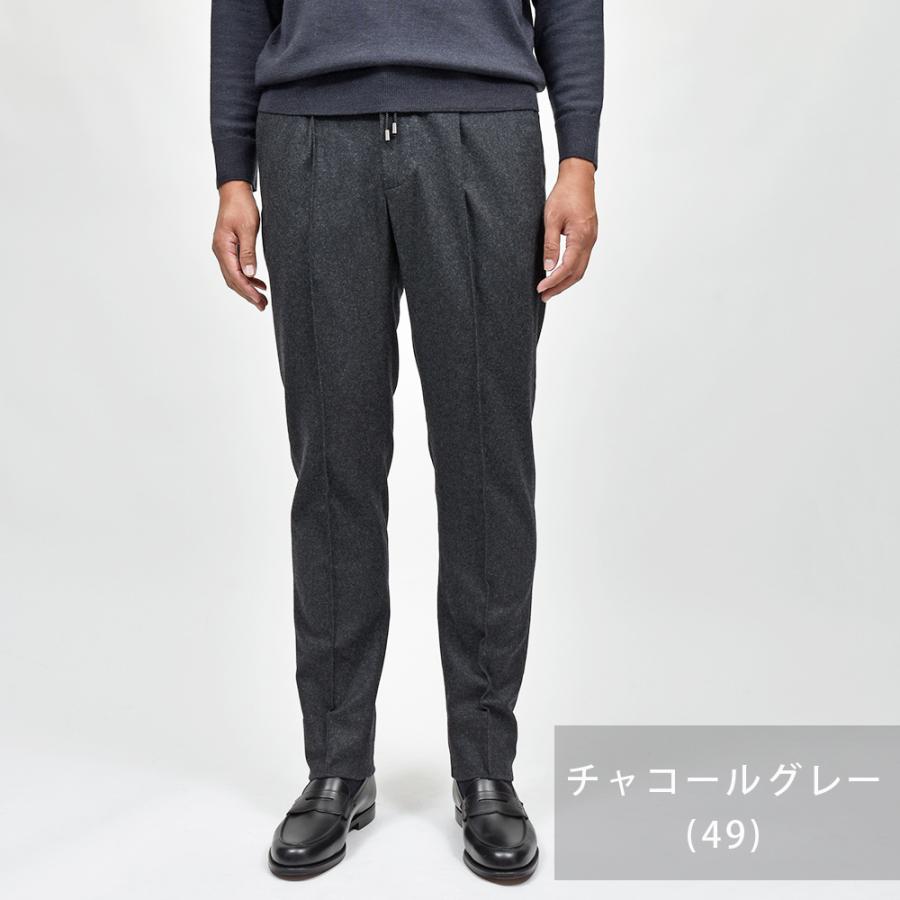 giabsarchivio（ジャブスアルキヴィオ）別注MASACCIO ウォッシャブルウール ライトフランネル セットアップ対応 1プリーツパンツ A7072U |  | 03