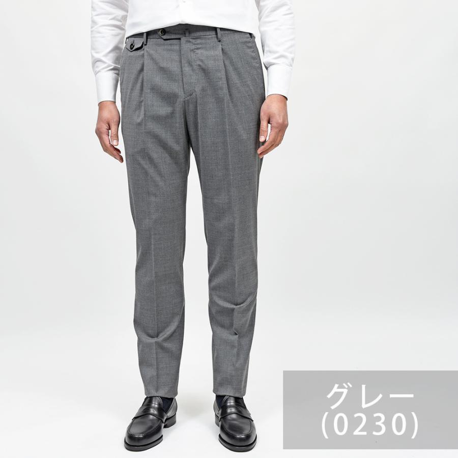 PT TORINO（ピーティートリノ）Travel ウォッシャブルテクノウール ストレッチ トロピカル 1プリーツ ドレスパンツ GENTLEMAN FIT/PO35の画像