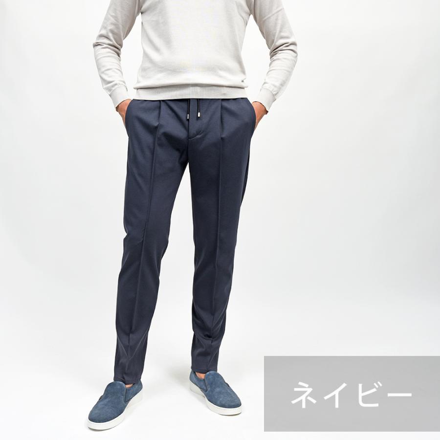 giabsarchivio（ジャブスアルキヴィオ）別注MASACCIO ウォッシャブルジャージー 1プリーツ パンツ A3573の画像