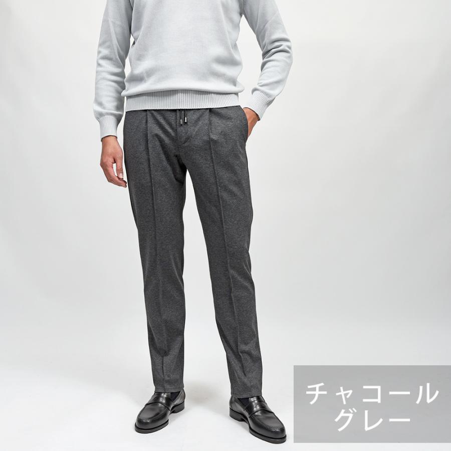 giabsarchivio（ジャブスアルキヴィオ）別注MASACCIO ウォッシャブルジャージー 1プリーツ パンツ A3573の画像
