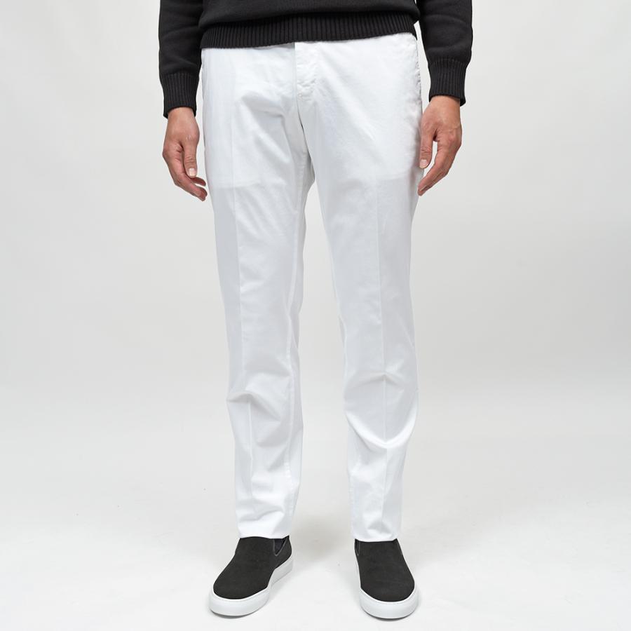 PT TORINO（ピーティートリノ）コットンストレッチ ギャバジン ノープリーツパンツ SLIM FIT/PU42の画像