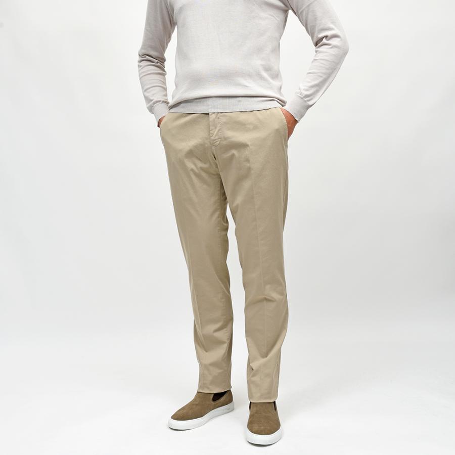 PT TORINO（ピーティートリノ）コットンストレッチ ギャバジン ノープリーツパンツ SLIM FIT/PU42の画像