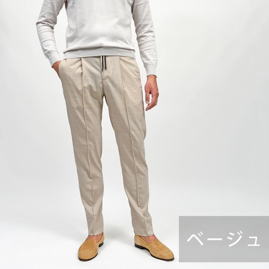 giabsarchivio（ジャブスアルキヴィオ）別注MASACCIO テクノウール 1プリーツパンツ A6425の画像