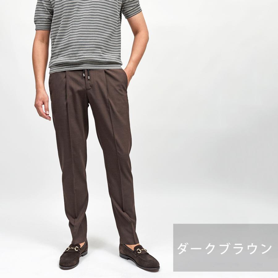 giabsarchivio（ジャブスアルキヴィオ）別注MASACCIO テクノウール 1プリーツパンツ A6425の画像