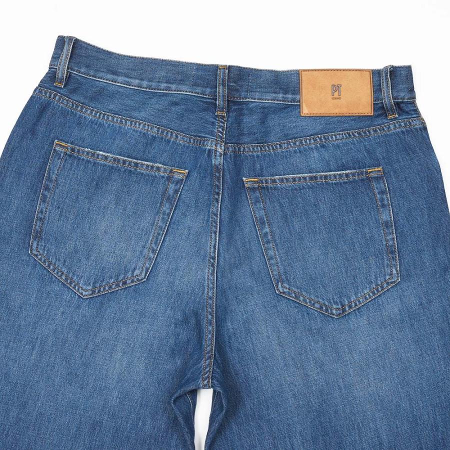 PT TORINO DENIM（ピーティートリノデニム）RAP コットン ウォッシュド デニムワイドパンツ/CA5610 |  | 08