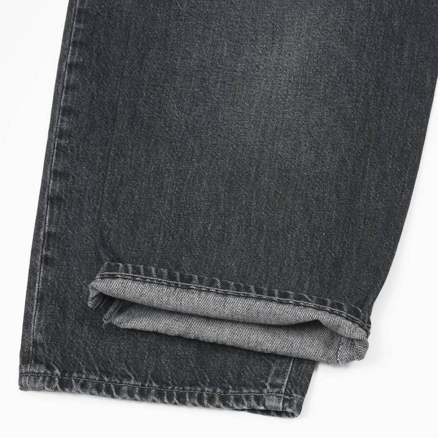 PT TORINO DENIM（ピーティートリノデニム）RAP コットン ウォッシュド ブラックデニムワイドパンツ/OA5630の画像