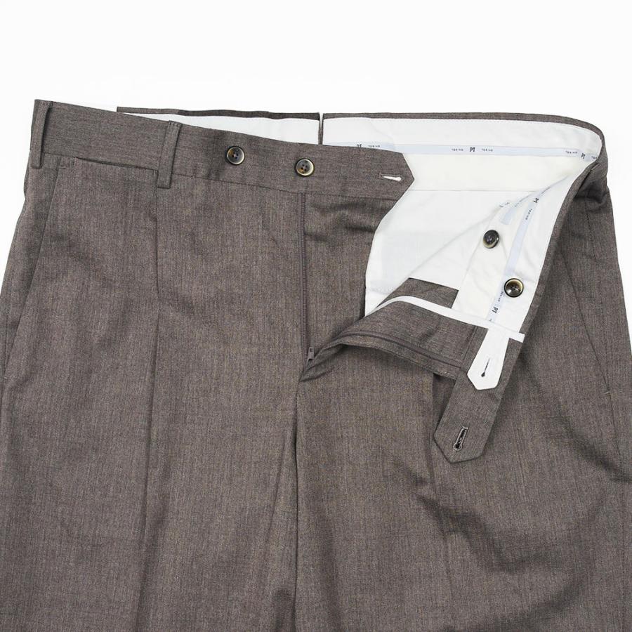 PT TORINO（ピーティートリノ）ヴァージンウールコットン ストレッチ オックス 1プリーツパンツ UNION FIT/MA38の画像