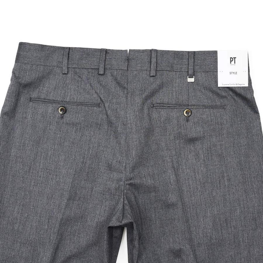 PT TORINO（ピーティートリノ）ヴァージンウールコットン ストレッチ オックス 1プリーツパンツ UNION FIT/MA38の画像