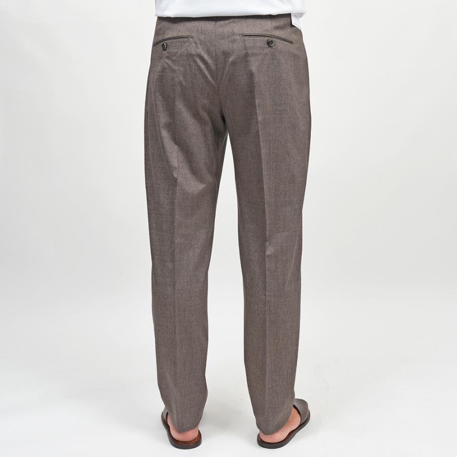 PT TORINO（ピーティートリノ）ヴァージンウールコットン ストレッチ オックス 1プリーツパンツ UNION FIT/MA38の画像