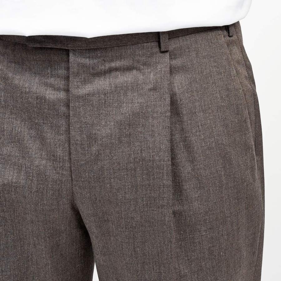 PT TORINO（ピーティートリノ）ヴァージンウールコットン ストレッチ オックス 1プリーツパンツ UNION FIT/MA38の画像