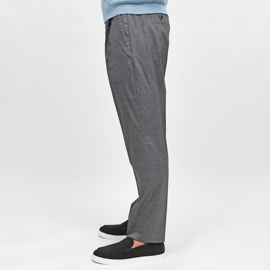 PT TORINO（ピーティートリノ）ヴァージンウールコットン ストレッチ オックス 1プリーツパンツ UNION FIT/MA38の画像