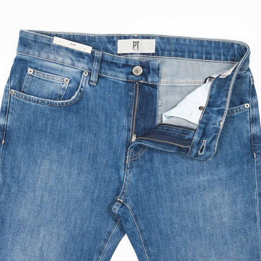 PT TORINO DENIM（ピーティートリノデニム）SAMBA コットンストレッチ スリムテーパードデニムパンツ/TX1640の画像