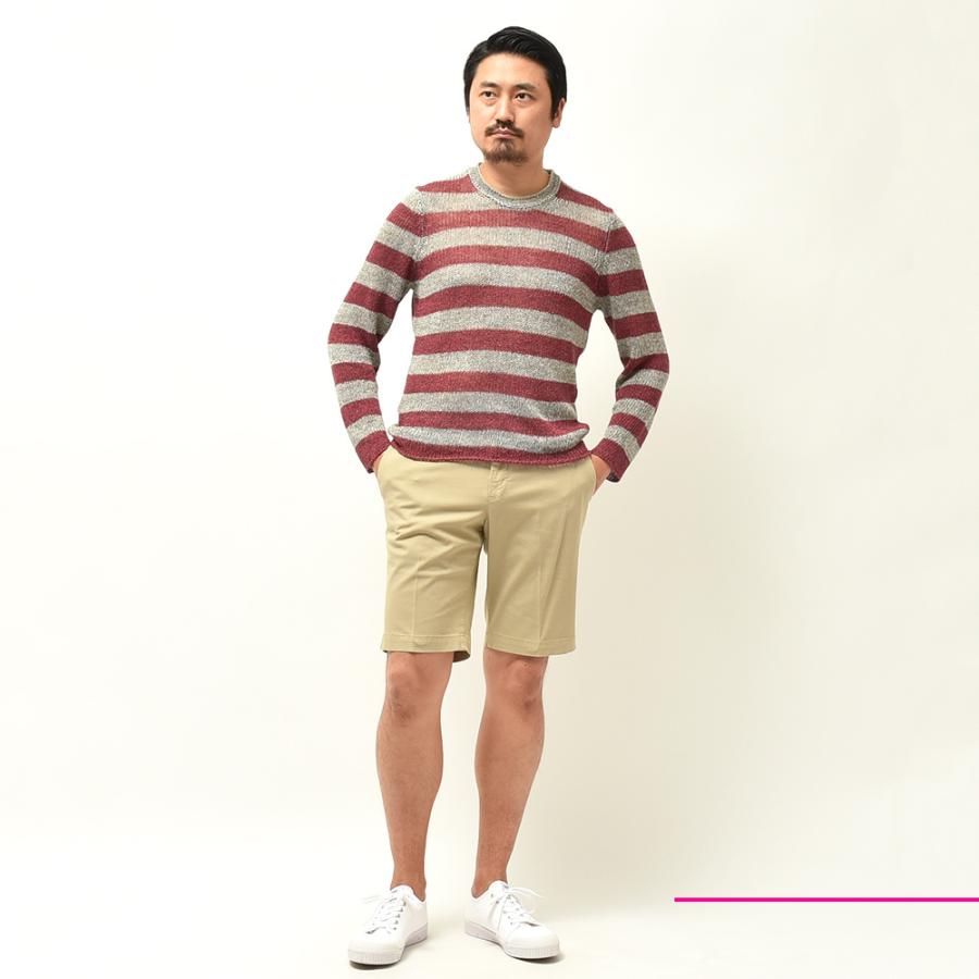 PT TORINO ピーティー トリノ コットン リネン ストレッチ ガーメントダイ ショートパンツ BERMUDA |  | 01